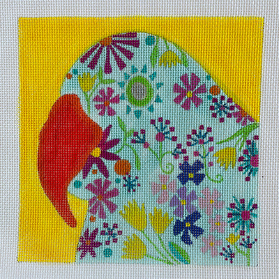 Fleur Parrot Needlepoint Canvas