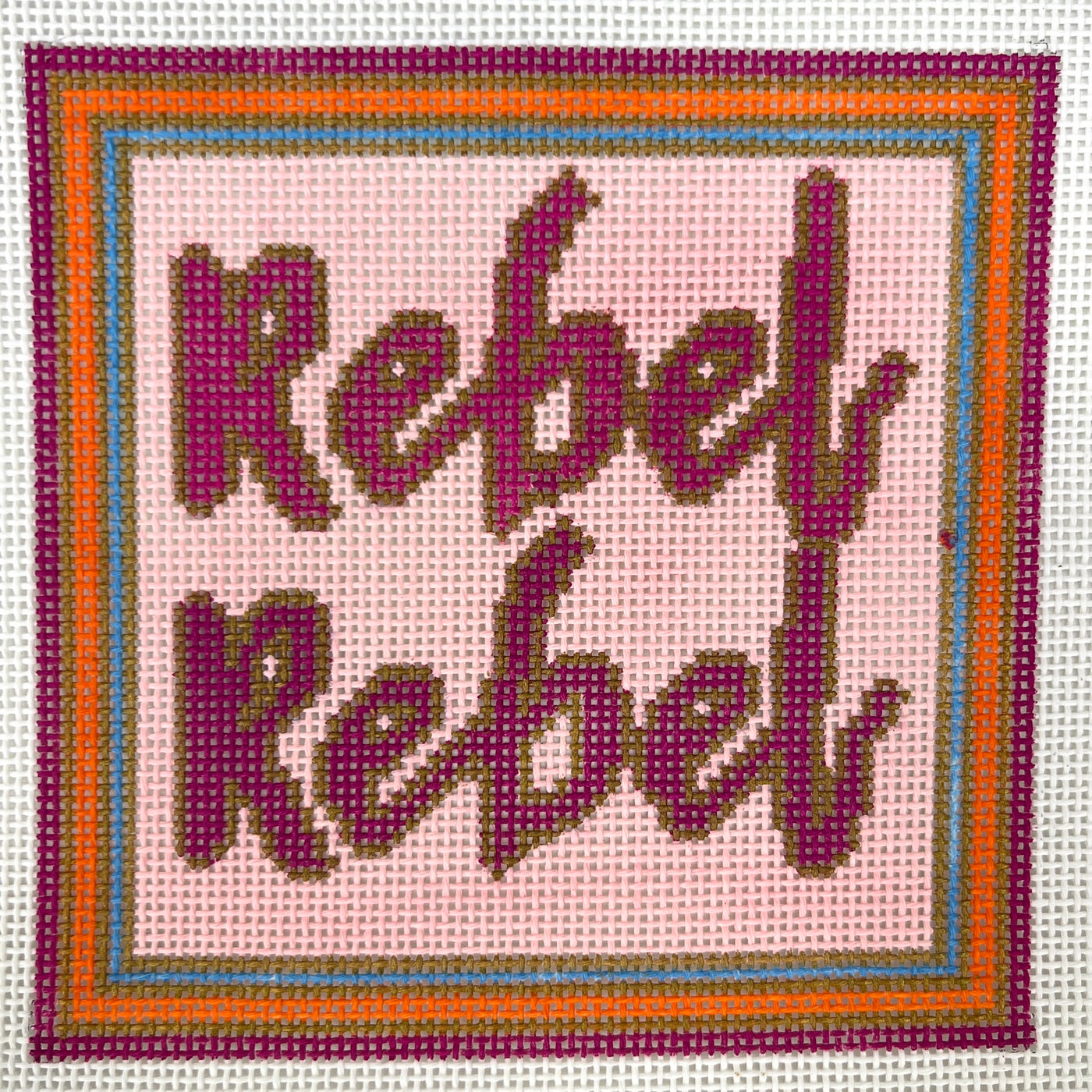 Rebel Rebel Needlepoint Canvas