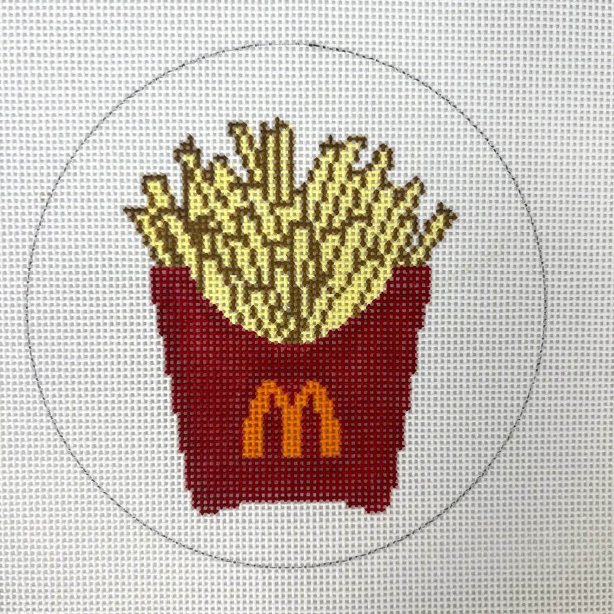 French Fries Needlepoint Canvas