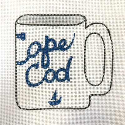 Cape Cod Mug Needlepoint Canvas