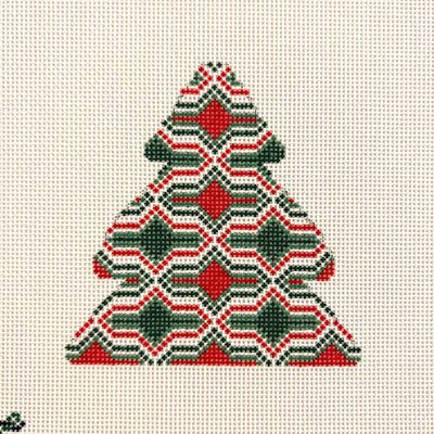 Granada Christmas Tree Ornament Needlepoint Canvas