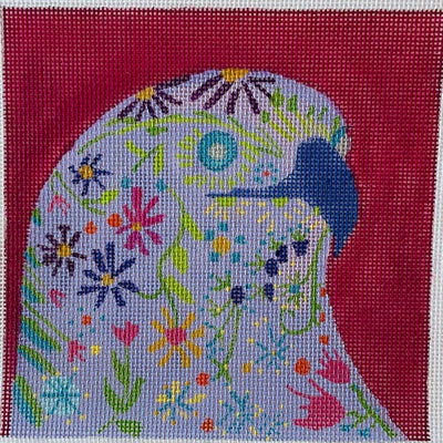 Fleur Hawk Needlepoint Canvas