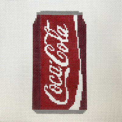 Coca-Cola Soda Ornament Needlepoint Canvas