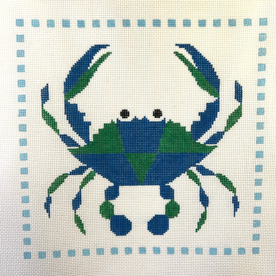 Modern Crab Needlepoint Canvas
