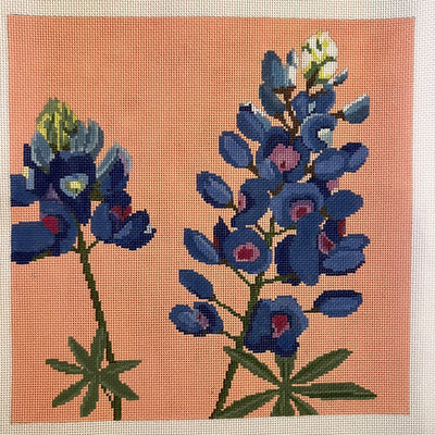 Lupine in Pink Needlepoint Canvas