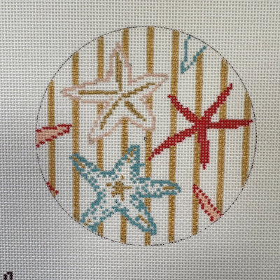  Multicolor Starfish Ornament/Insert Needlepoint Canvas