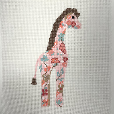 Gloria the Giraffe Needlepoint Canvas