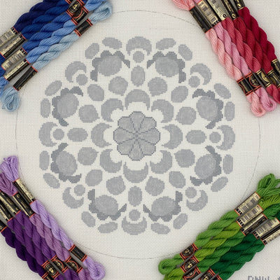 Myrte Mandala Needlepoint Canvas