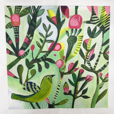 Spring Birds Needlepoint Canvas