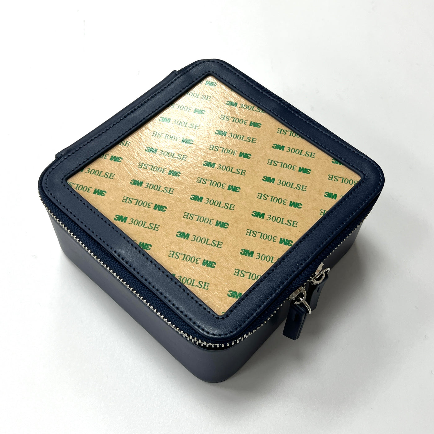 Leather Zippered 6" Square RB Jewelery Cases