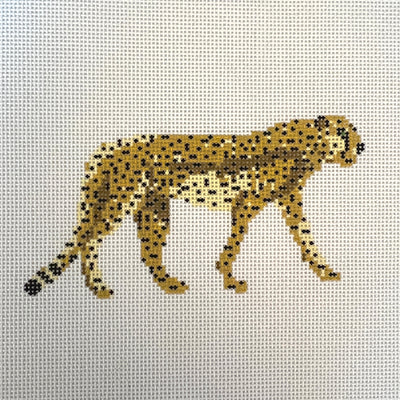 Cheetah Ornament Needlepoint Canvas