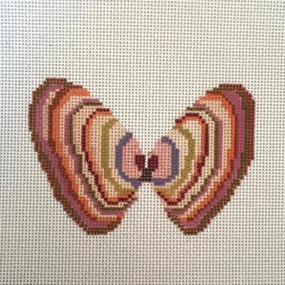 Coquina Shell Needlepoint Canvas