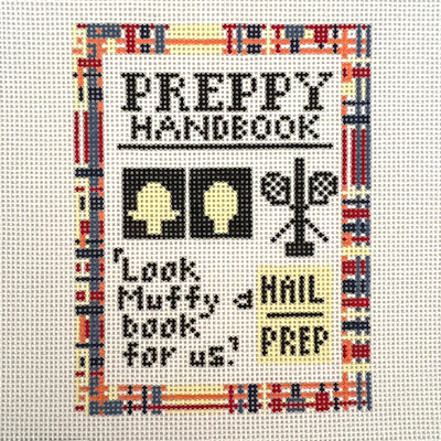 Preppy Handbook Needlepoint Canvas