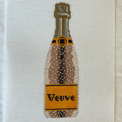 Veuve Bottle - Antelope Needlepoint Canvas