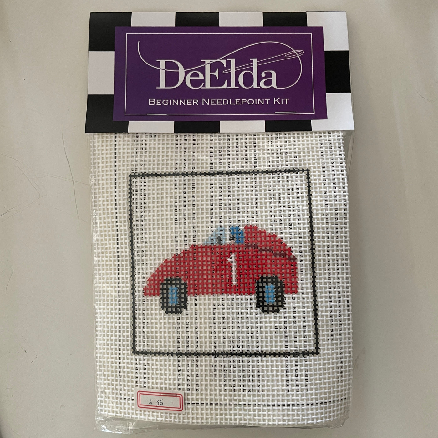 DeElda Red Race Car Kit (includes fiber)