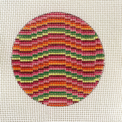 Bright Waves Needlepoint Canvas