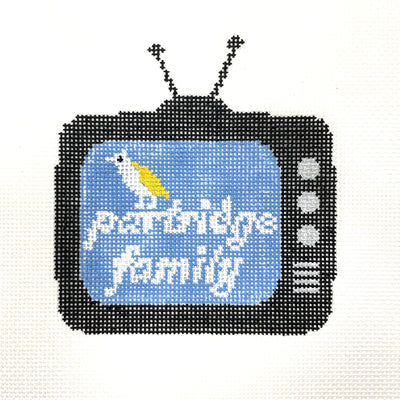Retro TV- Partridge Family Needlepoint Canvas