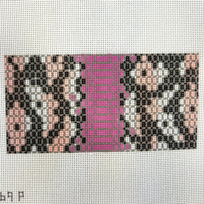 Snakeskin Insert - Pink Needlepoint Canvas