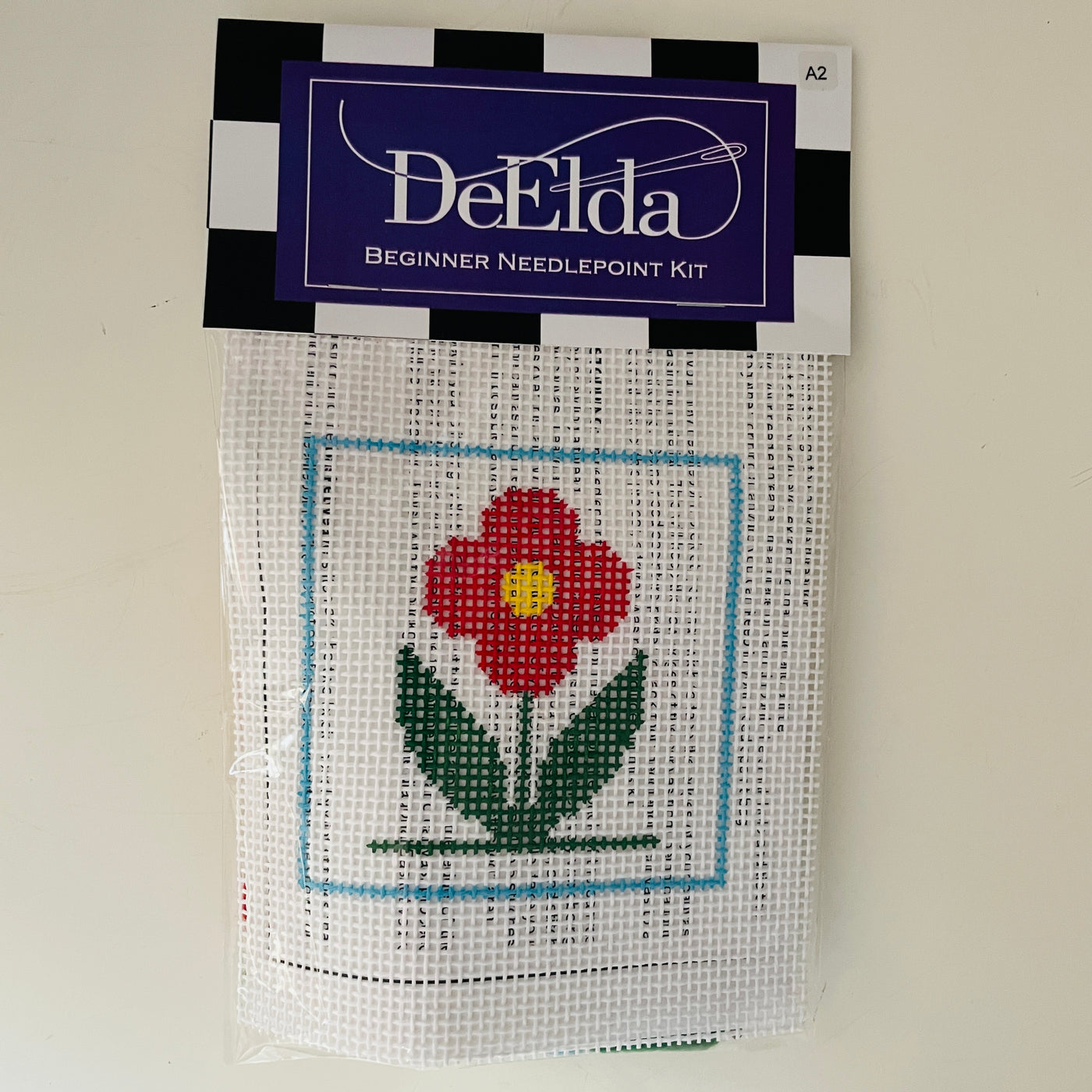 DeElda Red Flower Kit (includes fiber)