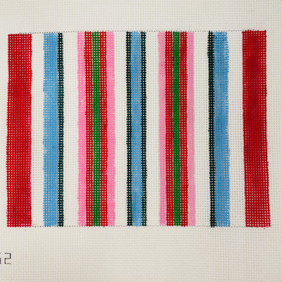 Striped Clutch Needlepoint Canvas
