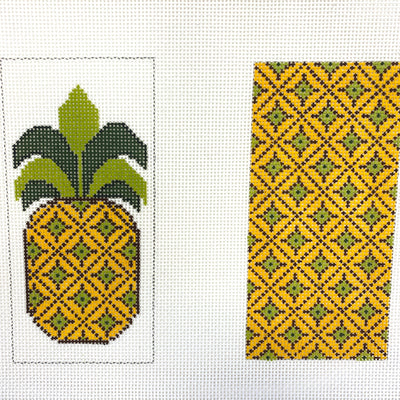 Pineapple Eyeglass Case Needlepoint Canvas