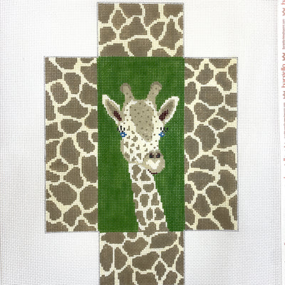 Giraffe Brick Cover Needlepoint Canvas