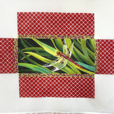 COP Dragonfly Brick Cover Needlepoint Canvas