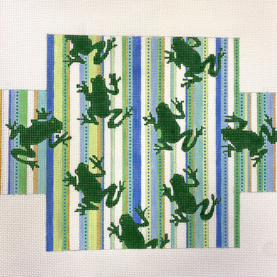 Frogs Brick Cover Needlepoint Canvas