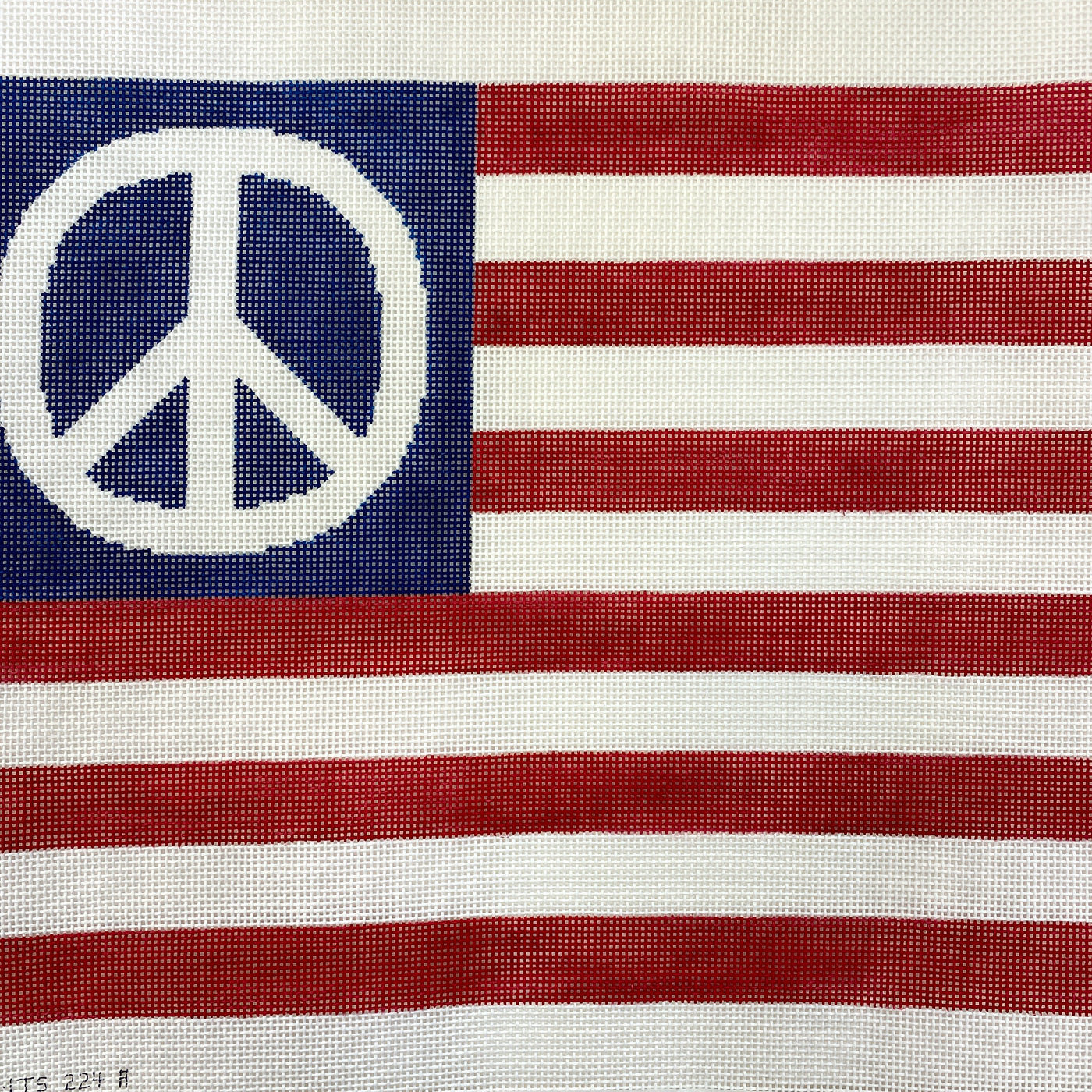 Peace Flag Needlepoint Canvas