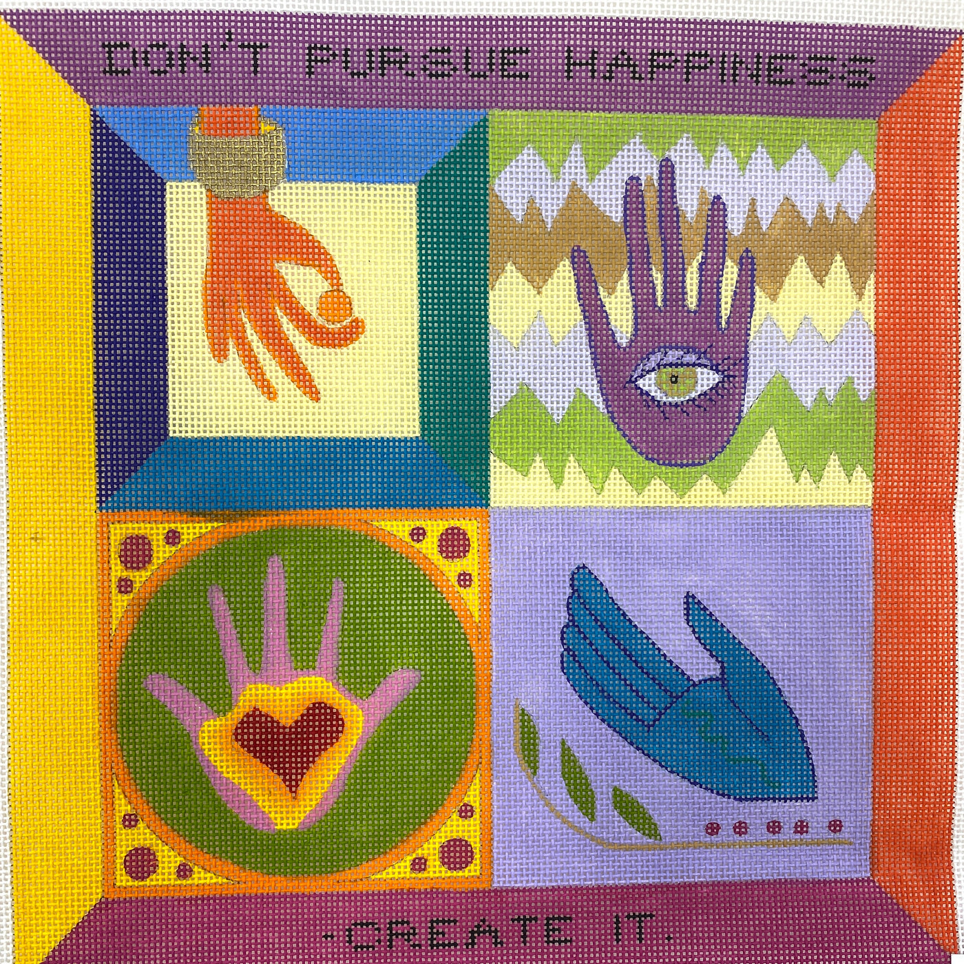 Four Hands Needlepoint Canvas