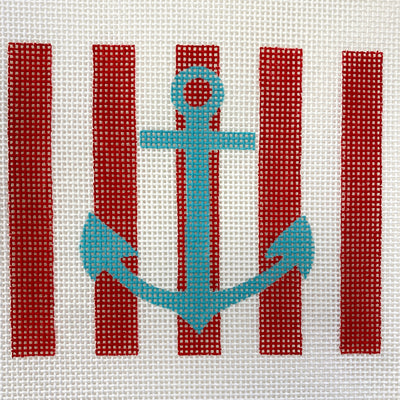 Patriotic Anchor Needlepoint Canvas