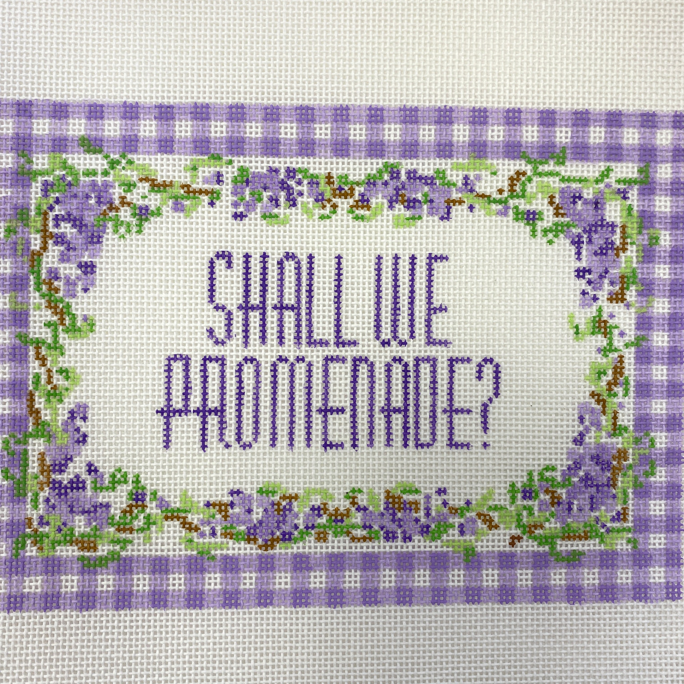 Shall We Promenade? Needlepoint Canvas