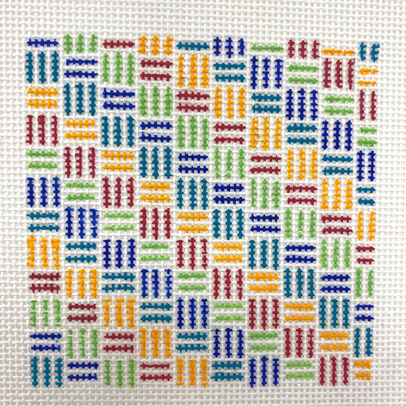 Checkered design Needlepoint Canvas