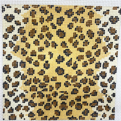 Leopard Ornament Needlepoint Canvas