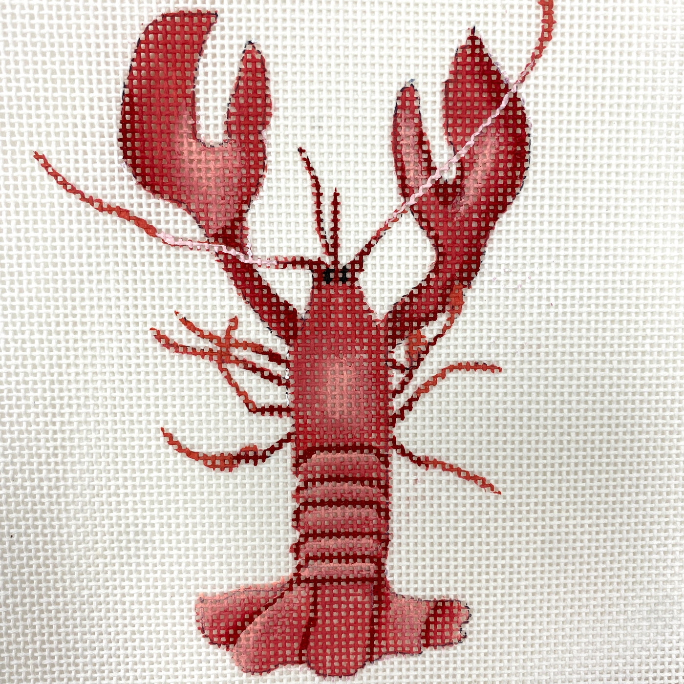 Small Lobster Needlepoint Canvas