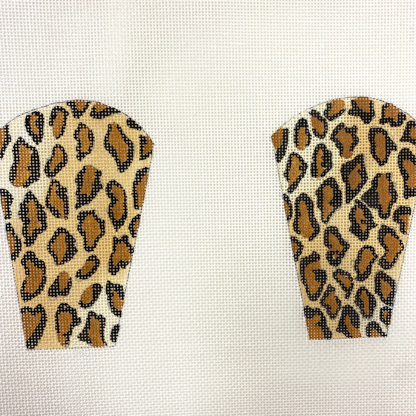 Cheetah Scissors Case Needlepoint Canvas