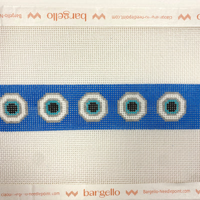 Nazar Cuff/Bracelet or Key Fob Needlepoint Canvas