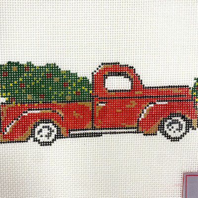 Oh Christmas Truck Needlepoint Canvas