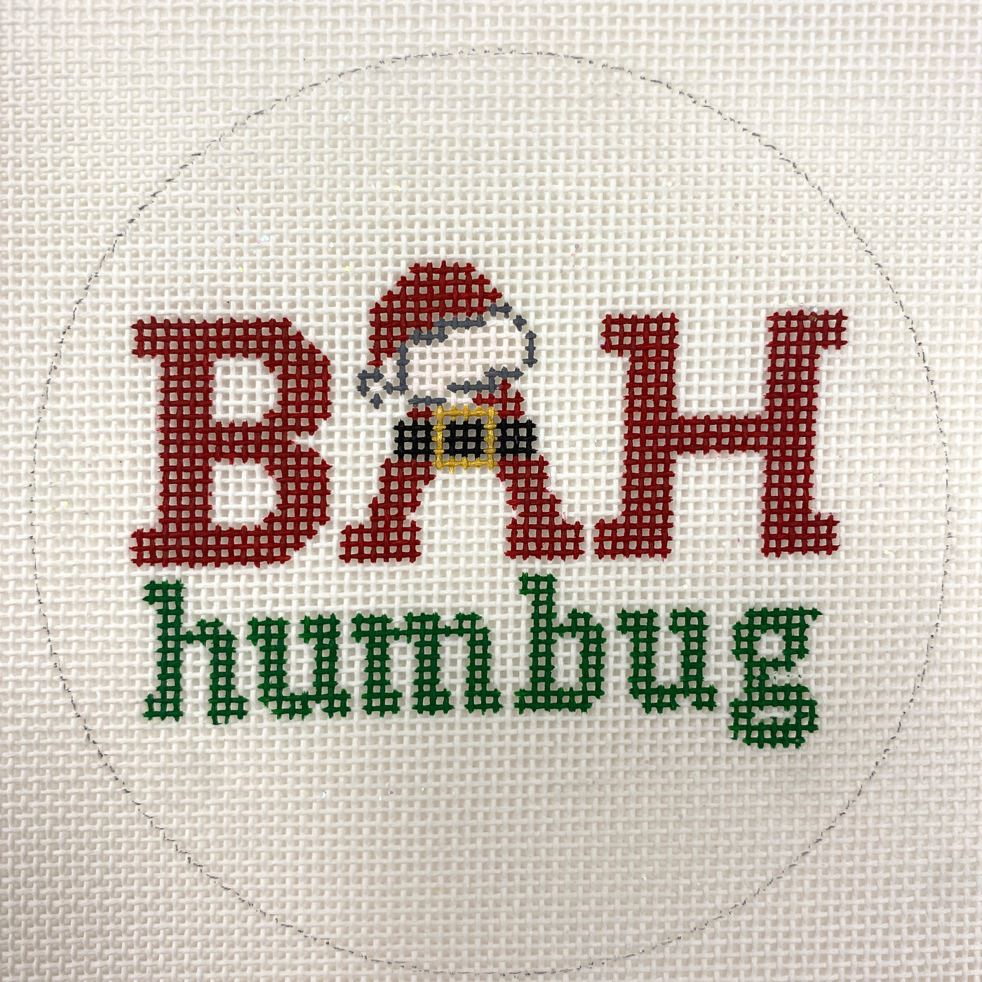 Bah Humbug Ornament Needlepoint Canvas
