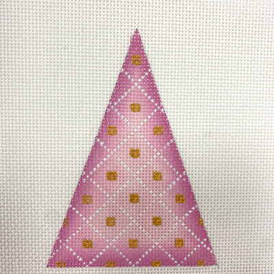 Diamond Christmas Tree Ornament Needlepoint Canvas