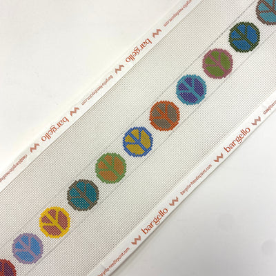 Peace Symbol Belt Needlepoint Canvas
