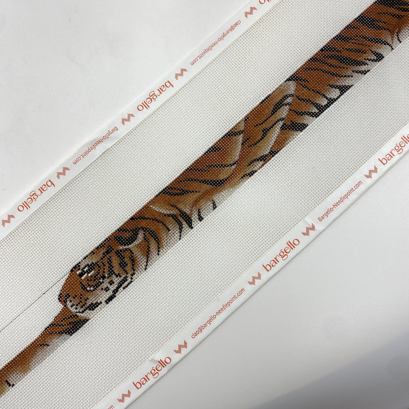 Tiger Belt Needlepoint Canvas