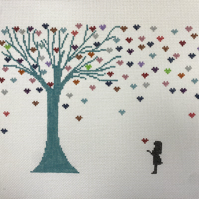Fall in Love Needlepoint Canvas