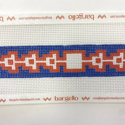 Red White and Blue Hicks Fob Needlepoint Canvas