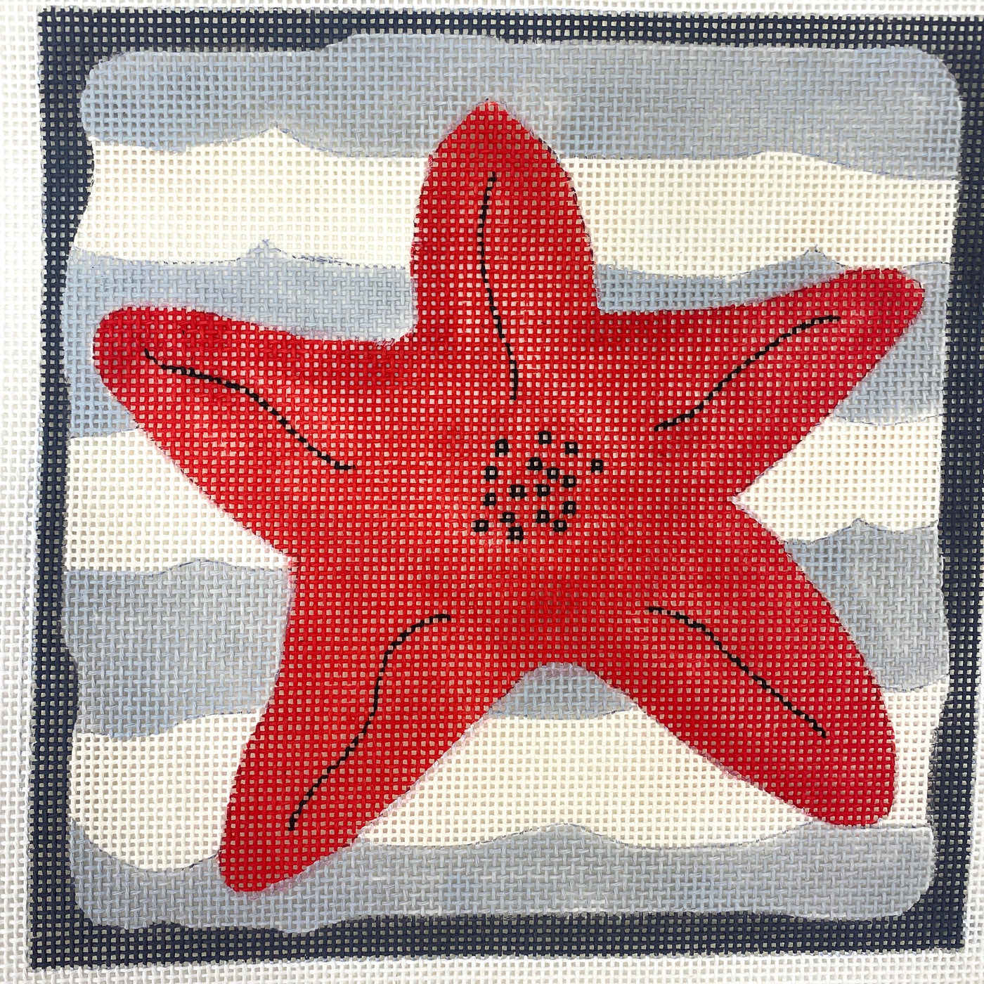 Starfish Needlepoint Canvas