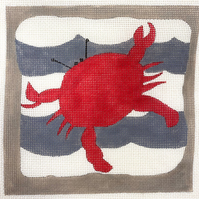 Crab Needlepoint Canvas
