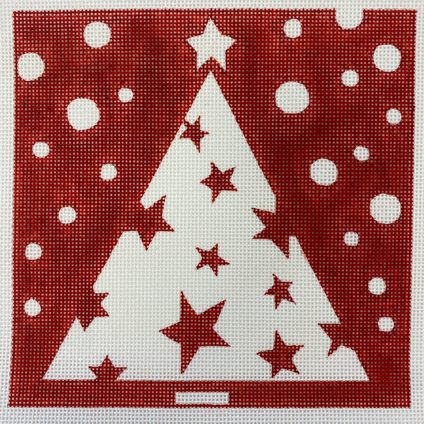 XL Star Tree Needlepoint Canvas