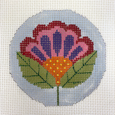Fan-Shaped Whirlygig Needlepoint Canvas
