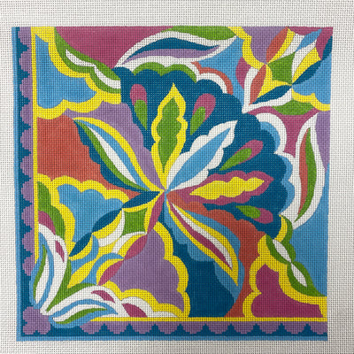 Arabesque - Wildflower Needlepoint Canvas