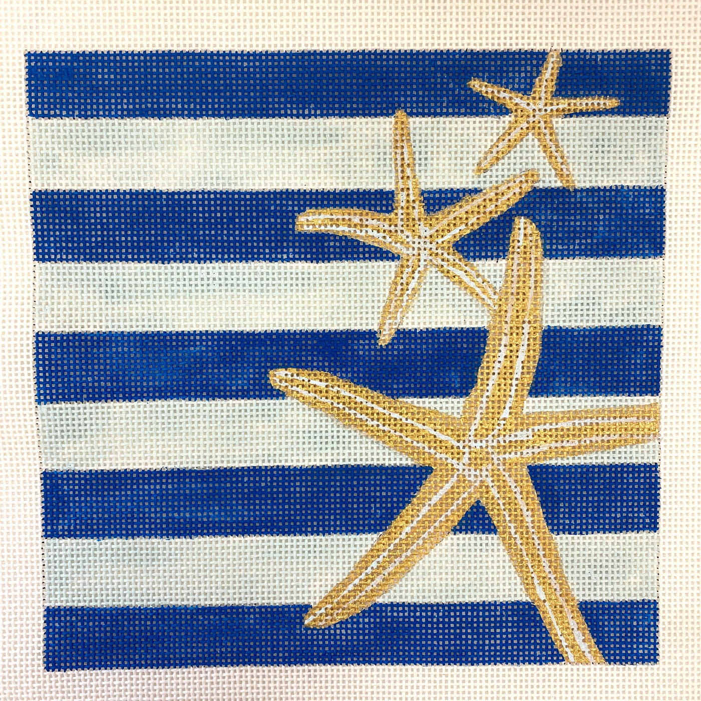 Gold Coast Starfish Needlepoint Canvas